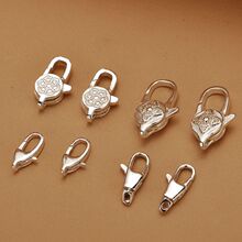 diy���y�Ʒ�������  S925���y���r�ۏ��ɿ���β�����y�B�ӿ��^