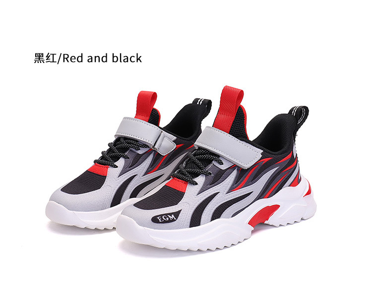 2021 spring and autumn new childrens mesh sports casual shoes flame Korean lightweight softsoled baby shoespicture9