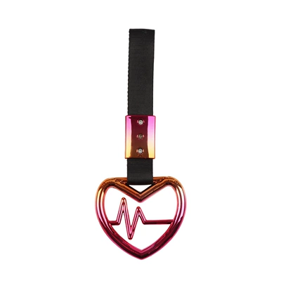 Warning Hanging Ring Colorful Other Car Modifications - colorful-radio-waves-black-belt