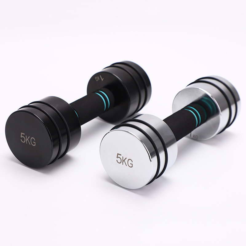 Source Factory Chrome-Plated Adjustable Weight Dumbbells Fitness Equipment for Home and Commercial Use Solid Dumbbells Wholesale Available for Cross-Border Sales Source Factory Chrome-Plated Adjustable Weight Dumbbells Fitness Equipment for Home and Commercial Use Solid Dumbbells Wholesale Available for Cross-Border Sales