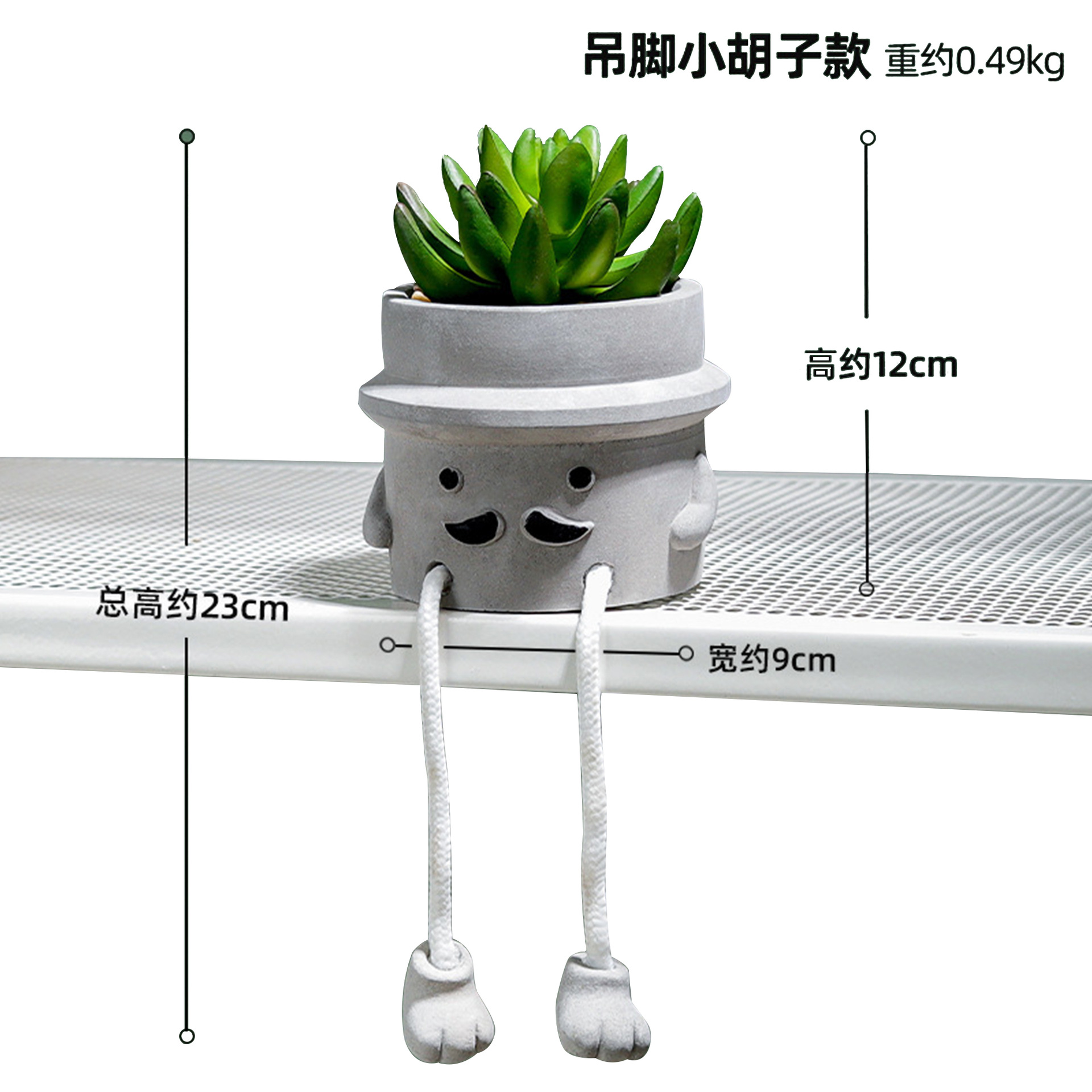Nordic ins estilo simulación suculenta pequeña olla creativa Escritorio de oficina colgando pies muñeca falsa planta verde adornos Decoración image 9