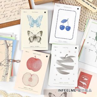 Infeel.Me Tactile Poet Series Writing Paper Material Book Casual Handbook DIY Background Decoration Material Paper