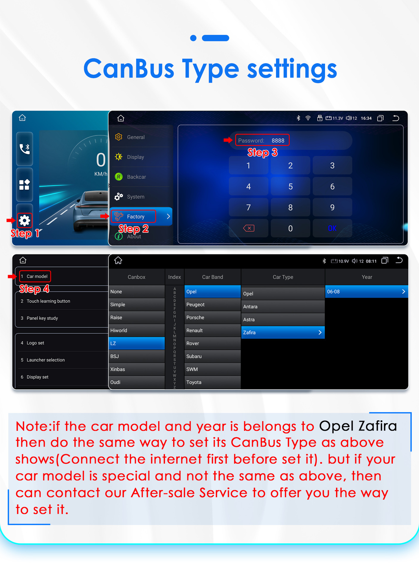 10.33inch Suitable for 03-06 Opel Kaisai Wireless Carplay Car Bluetooth Gps Android Navigator