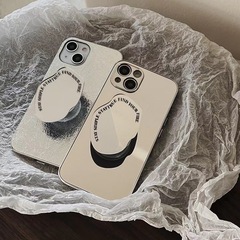 Ins style mirror stand for 15 Pro Max Apple iPhone case suitable for iPhone 14 protective cover 13 cool wind