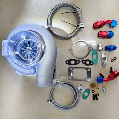Factory Direct Sales Cross-Border Hot-Selling Gt3076 Gt30 Turbocharger 500+Hp 3-5L Universal Type for Modified Cars