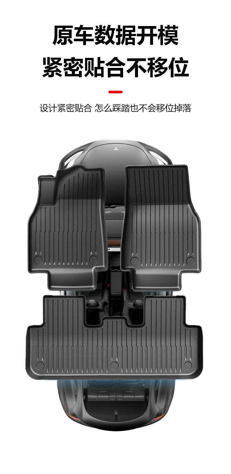 Suitable for Tesla's New Version of Model Y3 Car Floor Mats Yl New Juniper Tpe Front and Rear Trunk Mats