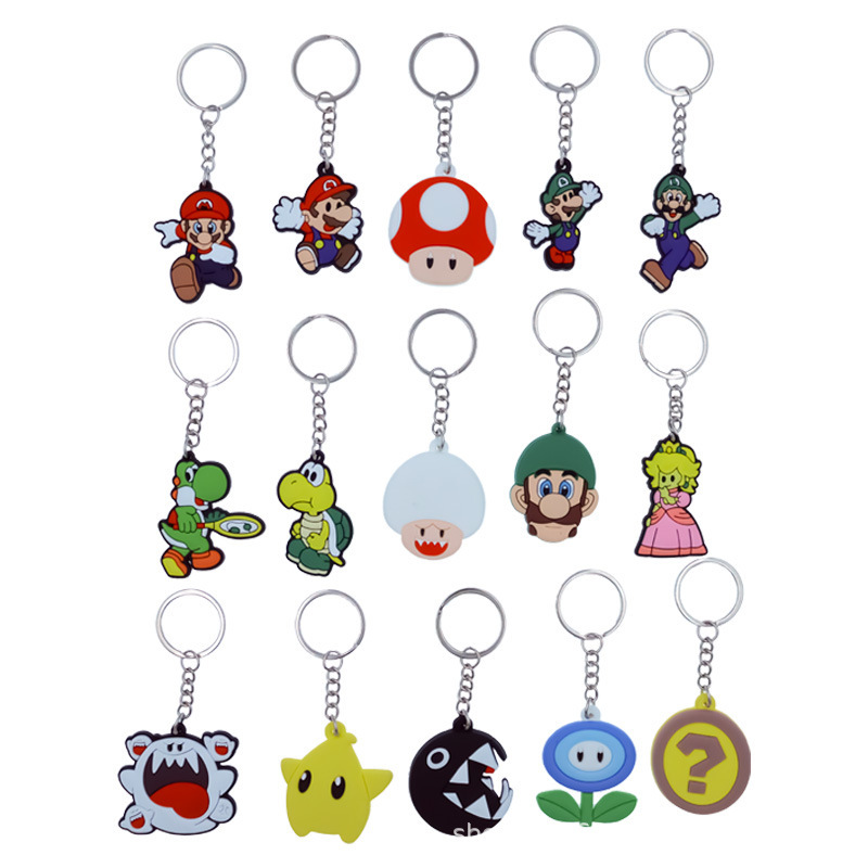 New Cartoon Super Mario Keychain Accessories, Creative Cute Small Gift Accessories, Pvc Manufacturer in Stock New Cartoon Super Mario Keychain Accessories, Creative Cute Small Gift Accessories, Pvc Manufacturer in Stock