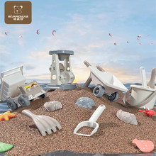 儿童沙滩车玩具套装宝宝铲沙挖沙子沙漏玩沙子工具加厚小铲子和桶