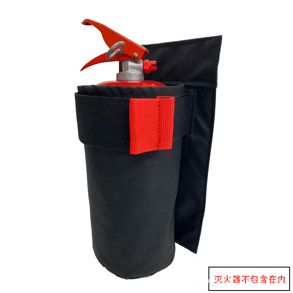 Storage bag with velcro, clips included