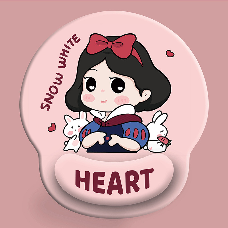 백설 공주 손목 마우스 패드