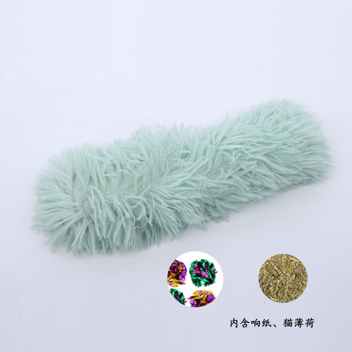 Pet supplies self-entertaining cat toys soft plush pillow wholesale cat playing sand-sounding cat toys