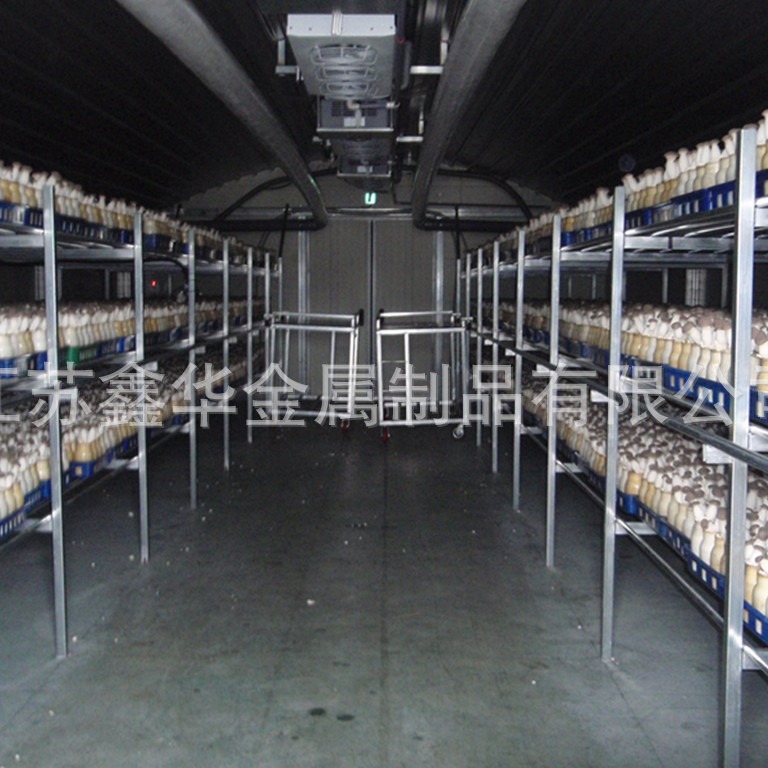 双孢菇菇房现代化铝合金种植架 配套新式铝合金采摘平台 厂家直供
