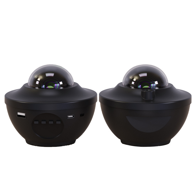 星空ライトプロジェクター星空部屋マスターベッドルームロマンチックなムード Bluetooth スピーカー水の波紋雰囲気ナイトライト|undefined