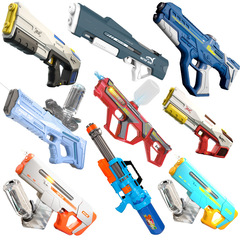 同款兒童水槍批發自動吸水連發電動水槍大容量潑水節戲水玩具