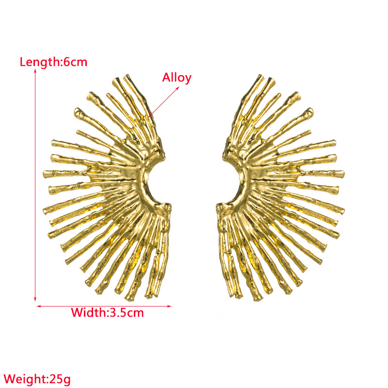 Retro Sunflower Alloy Plating Womenu0027S Ear Studs 1 Pair