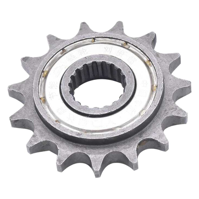 110 camión cisterna de ahorro de motocicleta de viga curva 14/15 polea dentada modificación de ahorro de combustible y aceleración 428 piñón pequeño 125 plato