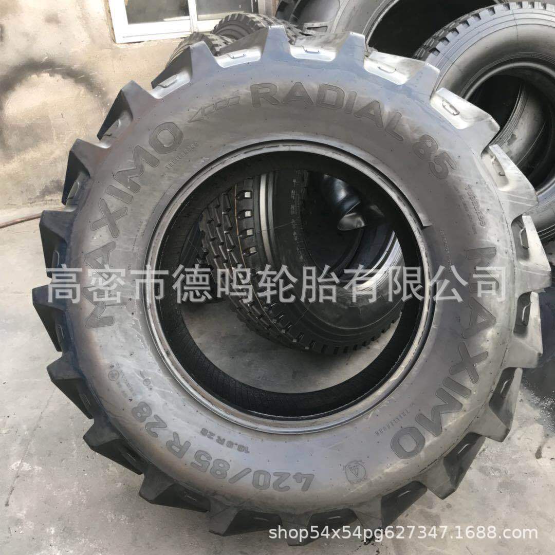Agrícola Neumático radial 420/85R28 caso/dir cosechadora neumático completo de alambre de acero neumático de vacío