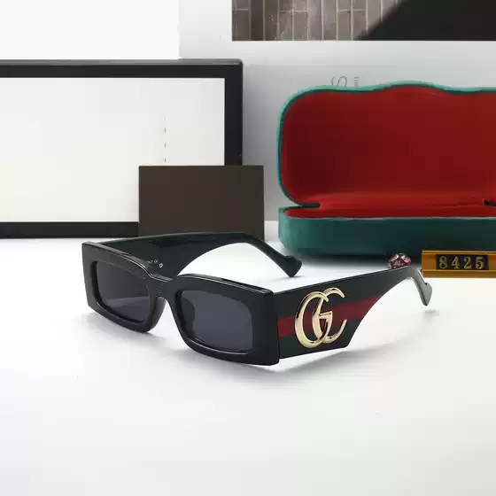 New G Brand Sunglasses Trendy Luxury Designer Women's Small Frame High-End Glasses European American Classic Foreign Trade Shades