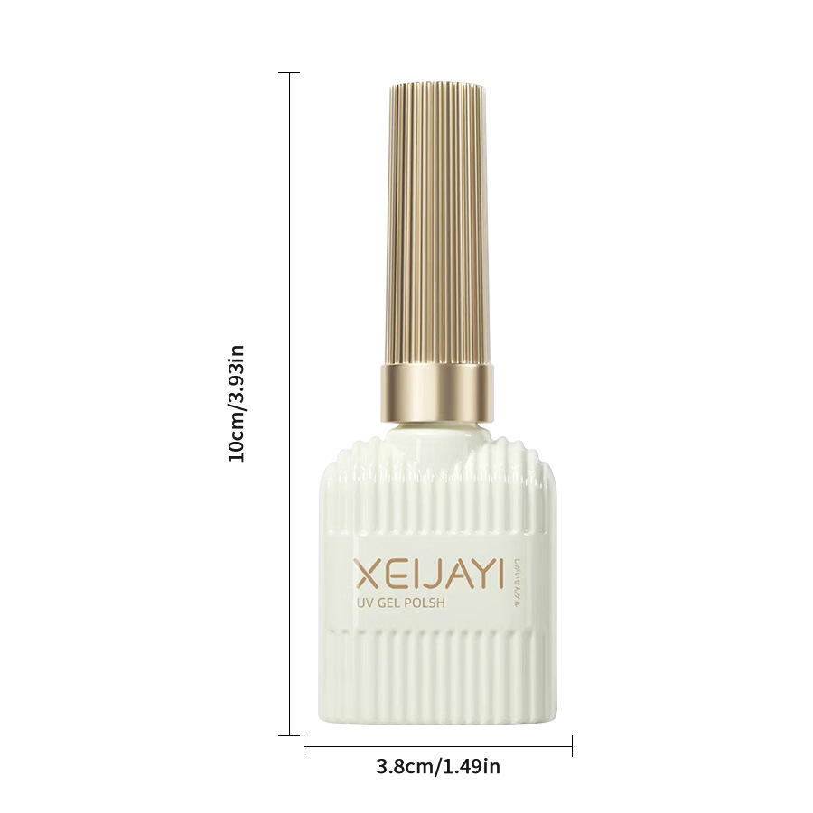 Esmalte de uñas pegamento hielo transparente té de hielo pegamento de color desnudo cepillado base de pegamento pintado pegamento de uñas de fototerapia para salón de uñas image 7