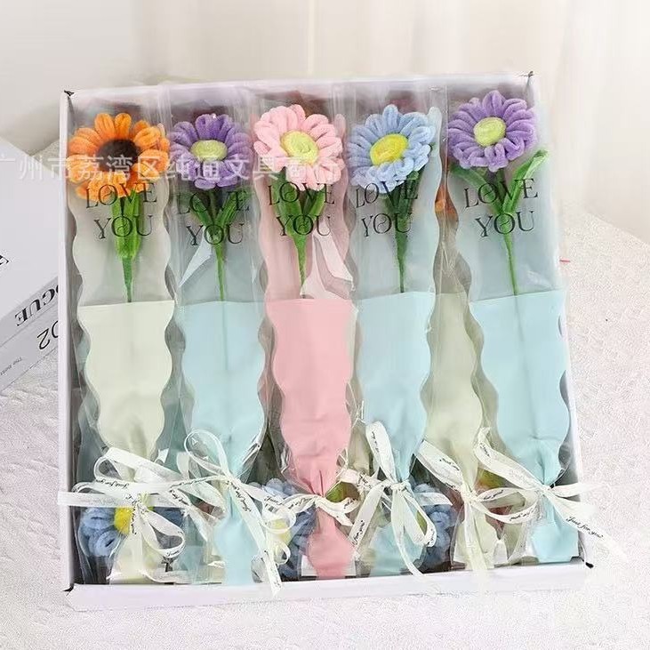 送你一朵向日葵扭扭花向日葵花束教师节花束节日花朵三八妇女节|undefined