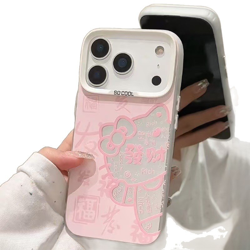 发财凯蒂适用苹果17Promax手机壳iPhone16元气壳日韩15/14跨境13/|undefined