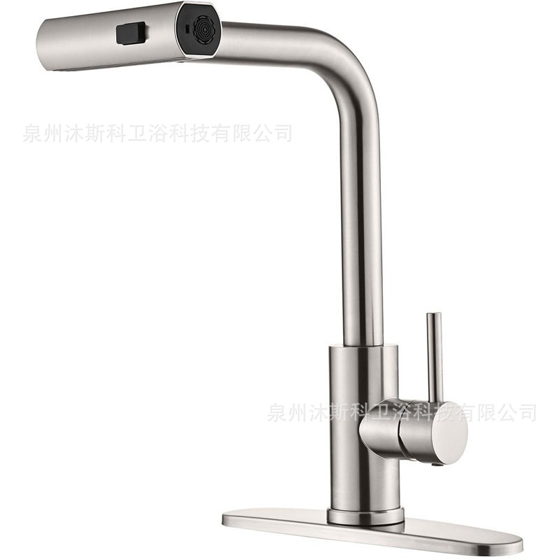 Cross-border 304 acero inoxidable extracción grifo de cocina lavavajillas domésticas frías y calientes lavavajillas lavavajillas grifo de lluvia volante