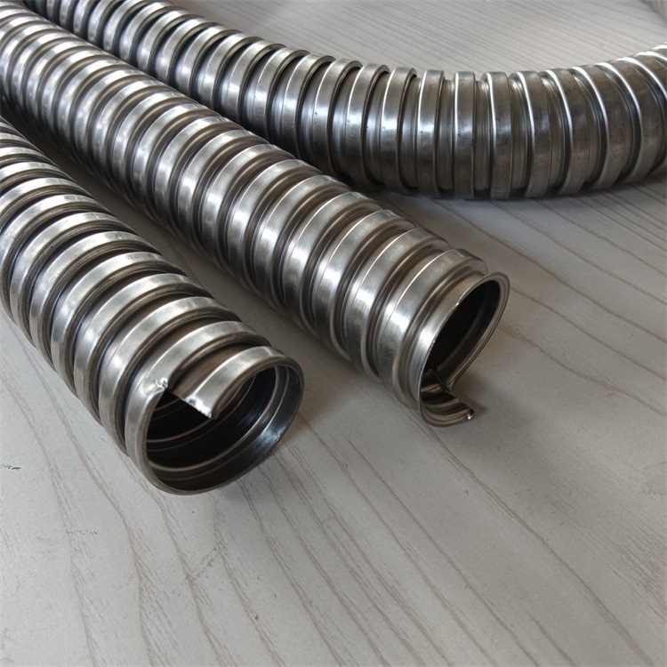 福莱通外径29mm不锈钢软管 SUS304单扣P3型线缆保护柔性导管1"