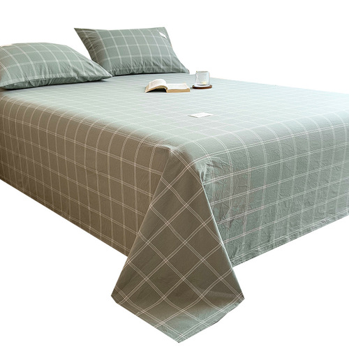 Japanese-style single bed sheet student dormitory set of three single brushed cotton quilt cover 2024 new factory wholesale