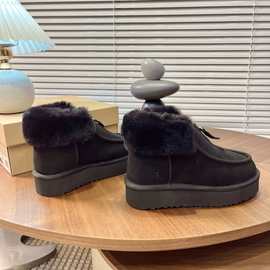 羊皮毛一体厚底雪地靴女款 2025新款冬季加绒显瘦雪地棉鞋