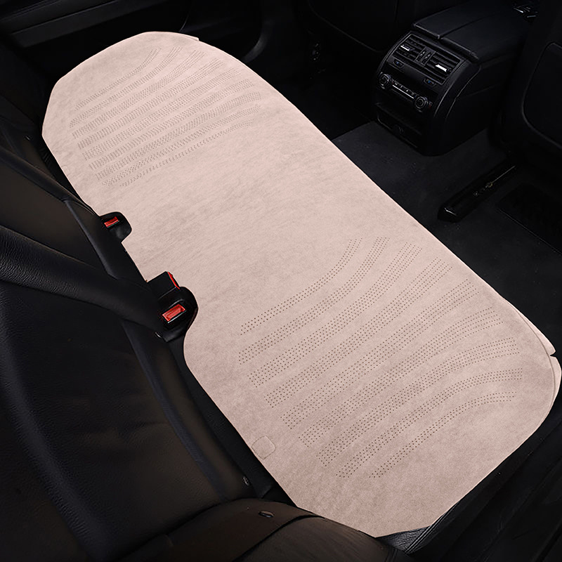 Universal – New Car Seat Seat cushion, seat cover - elegant-beige-rear-row-long-seat-1-piece