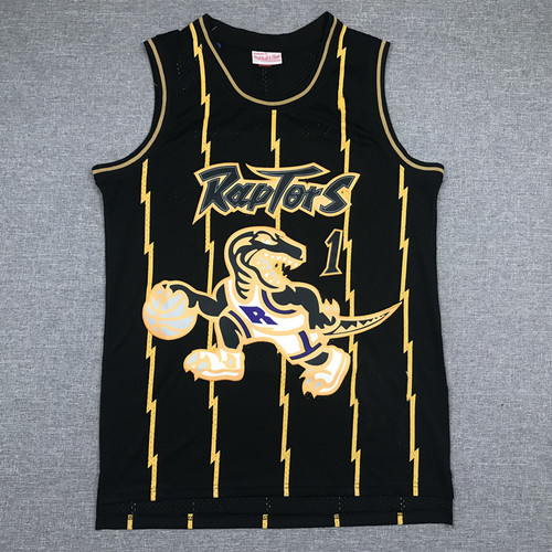 Summer cross-border jersey Raptors 1# Tracy McGrady 15 Carter retro basketball uniform embroidered vest training shorts for men and women