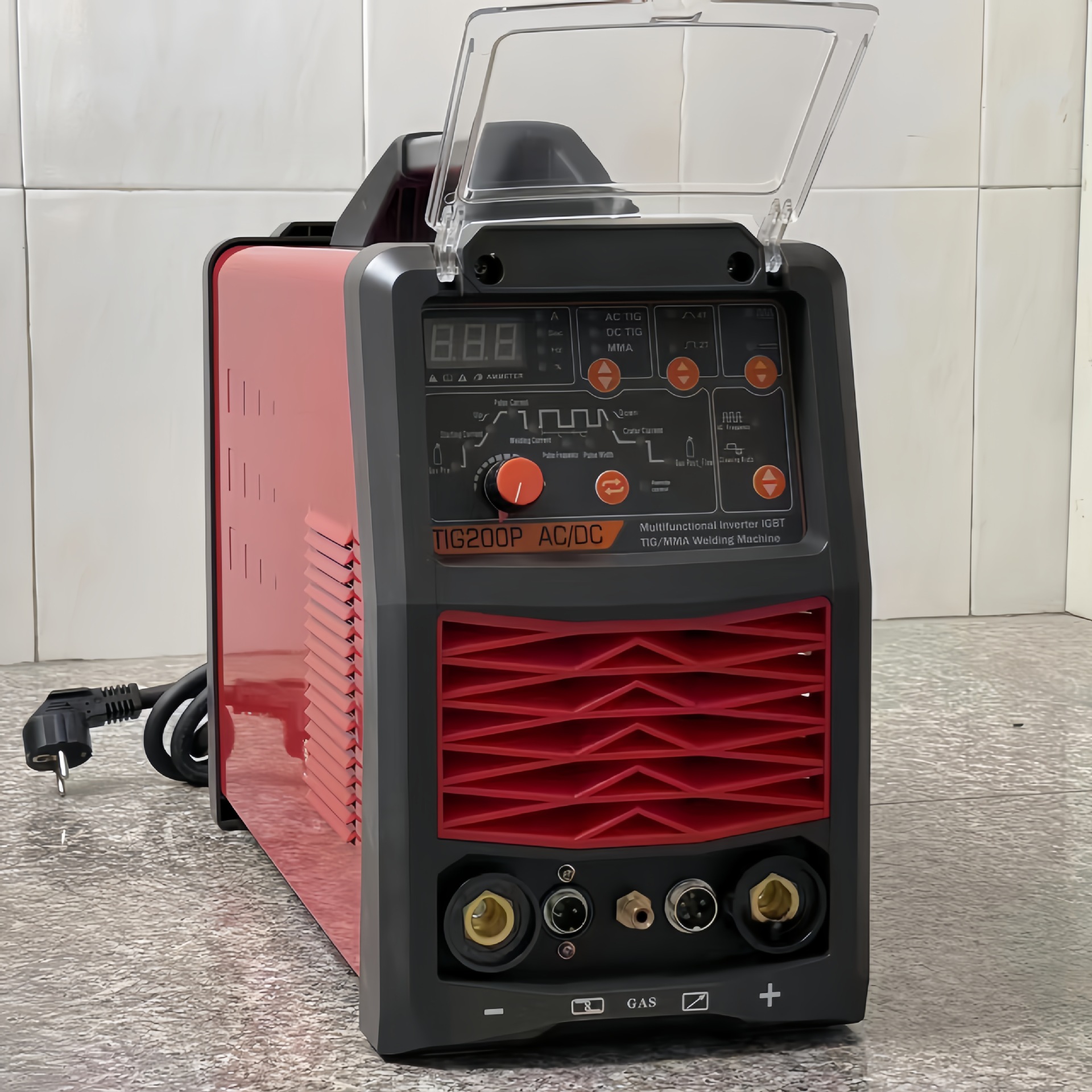 TIG200PAC/DC交直流脉冲氩弧焊机便携式铝焊机GTAW钨极氩弧焊机