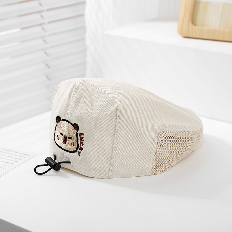 Gorros de entrada delantera para bebés, sombreros para niños, modelos de primavera y otoño, boinas hermosas, hombres y mujeres, sombreros finos para bebés británicos, gorras de béisbol