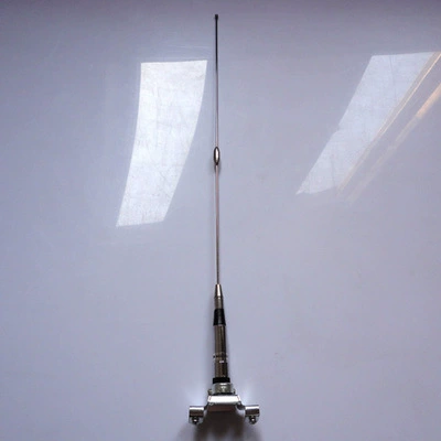 solar flag car center – Car ornaments - 60cm-silver-send-flag