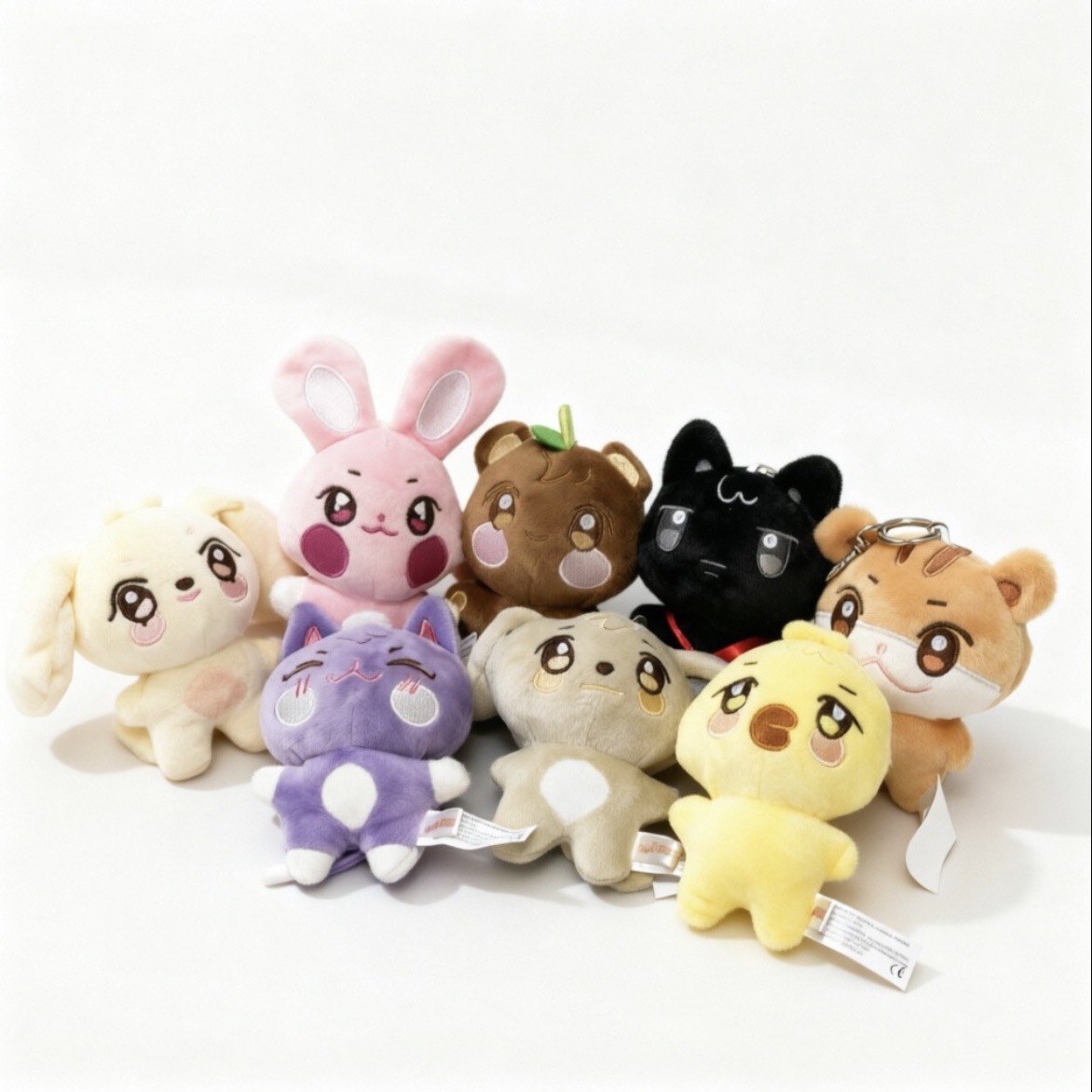 Ateez Pop-Up Keychain Choi San, Jeong Yunho, Kang Yeosang Ateez Keychain Doll Pendant Toy