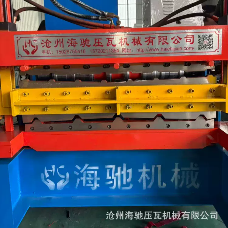 海驰机械多峰梯形双层压瓦机压不锈钢板全自动数控操作生产彩钢瓦