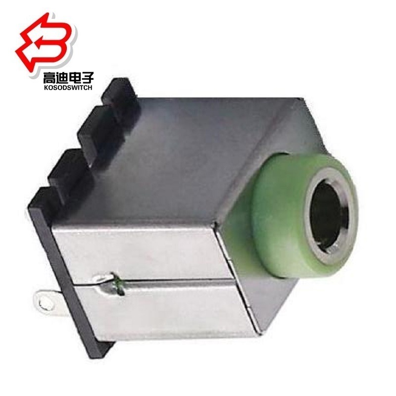 立体声3.52耳机母座5脚 插脚3.5耳机插座立式 立式3.5MM耳机母座