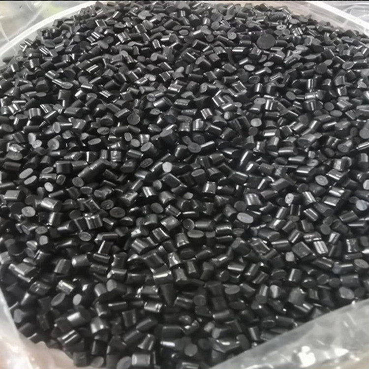 黑色ABS再生料 高光泽 冲击13 无沙眼料花 汽车配件 耐冲击