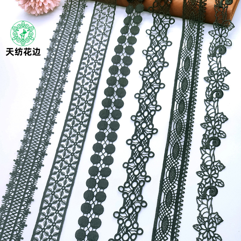 新款热销现货缕空蕾丝花边服装辅料家纺装饰细线牛奶丝水溶花边