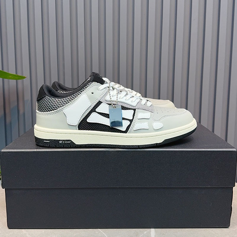 2024 nuevo estilo arim * zapatos de hueso hombres y mujeres zapatos deportivos casuales transpirables zapatos de pareja de panda blanco y negro de cuero a juego