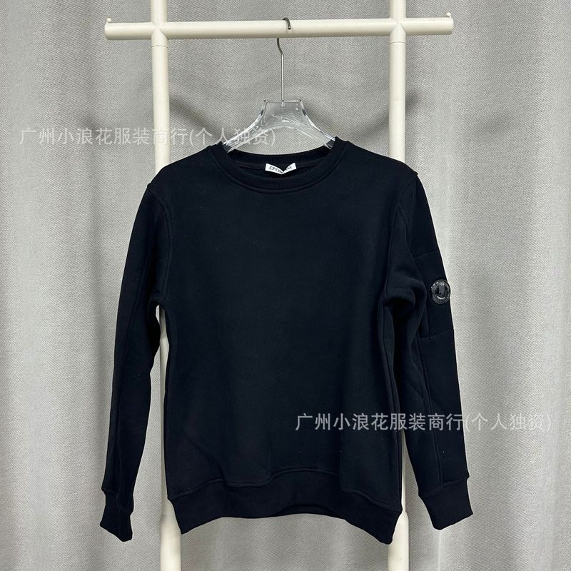 跨境COMPANY宽松圆领镜片套头卫衣CP男装外套加绒英伦ins潮牌男女|undefined