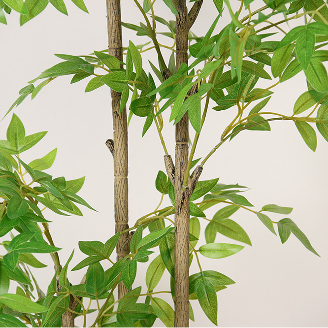 Simulación de bambú Nantian Simulación de decoración de plantas verdes Hogar Interior Sala de estar Decoración Planta de simulación de bambú falso en maceta