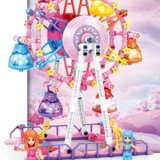 Lego, конструктор, игрушка, крутящиеся колесо обозрения, подарок на день рождения