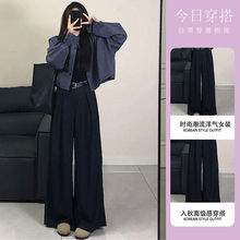 大码女装秋季套装女2025新款韩版时尚减龄外套显瘦休闲长裤两件套