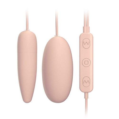 GALAKU Akali pointed round double vibrating egg remote control silicone female masturbation vibrator adult sex toy g