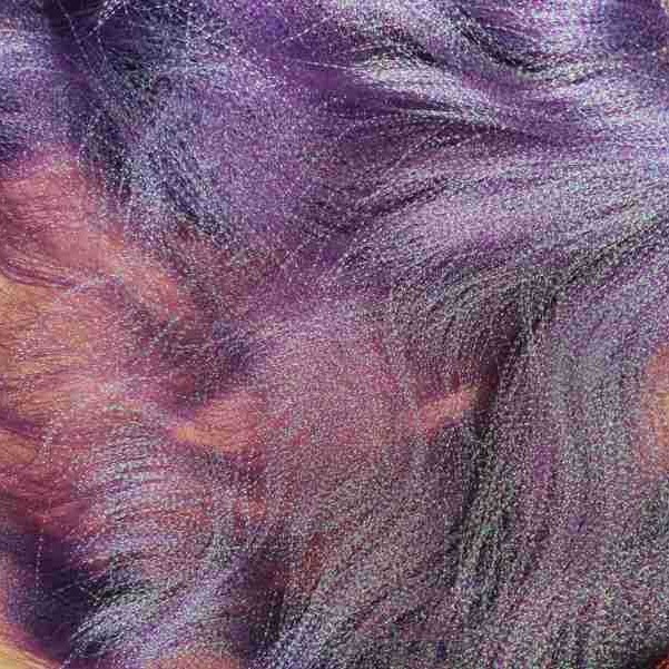 动物宠物假毛发白色卷卷丝深草绿螺纹丝旋转亮片渔具深天蓝弯曲丝