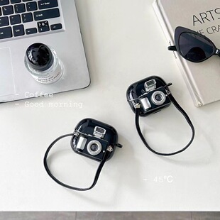 Suitable for Samsung budspro Bluetooth headphone case Galaxybudslive2 protective shell cartoon click camera