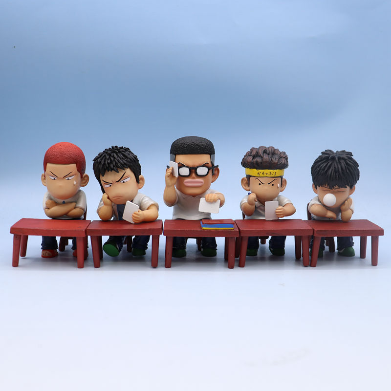 Q-Version 5 Models of the Slam Dunk Exam Retake Squad Desktop Boxed Figurines Collectible Ornaments Cross-Border Wholesale Q-Version 5 Models of the Slam Dunk Exam Retake Squad Desktop Boxed Figurines Collectible Ornaments Cross-Border Wholesale