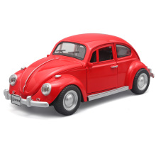 1:18大号合金1955大众甲壳虫老爷车模型开门回力声效儿童玩具跨境