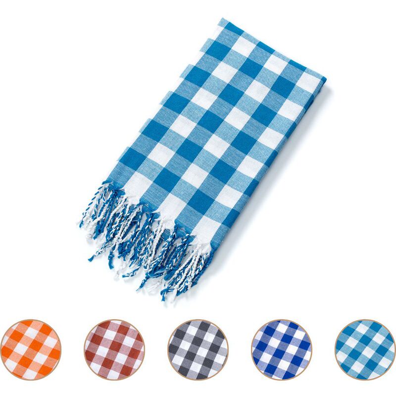 New European and American Best-Selling Turkish Cotton Tassel Beach Towel with Color-Woven Checkerboard Pattern for Adults, European and American Foreign Trade Bath Towel New European and American Best-Selling Turkish Cotton Tassel Beach Towel with Color-Woven Checkerboard Pattern for Adults, European and American Foreign Trade Bath Towel